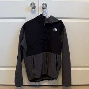 The North Face Kids Two-Tone Black and Gray Puffer Jacket